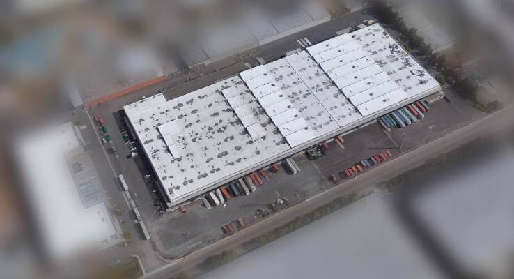 Fairway Warehouse from the air